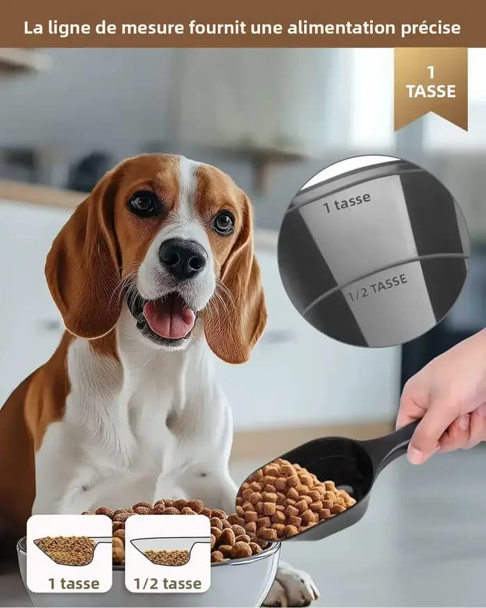 Paquet de 3 cuillères à nourriture pour chien