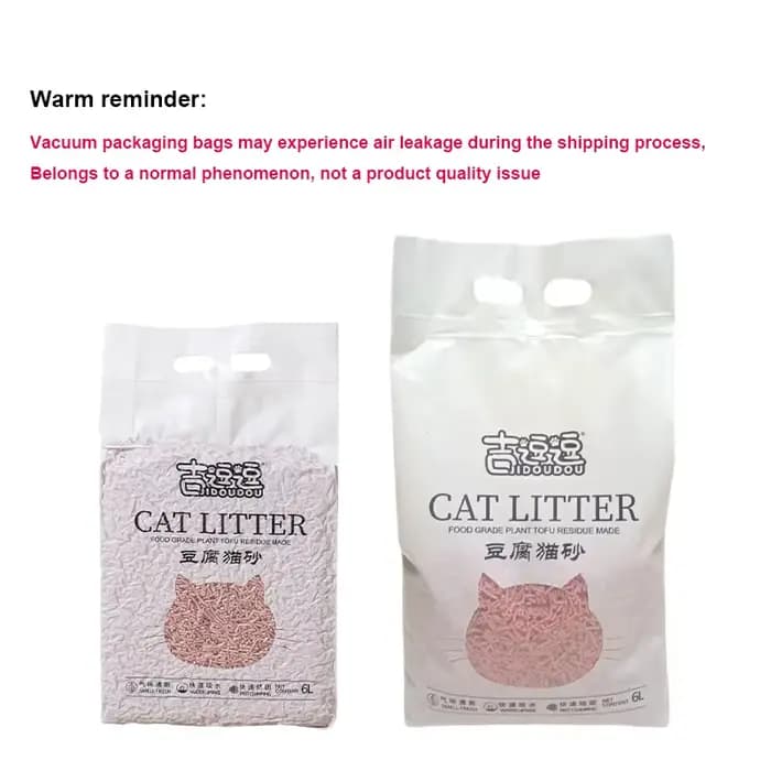 Litière pour chat Tofu 6L à gratter rapidement