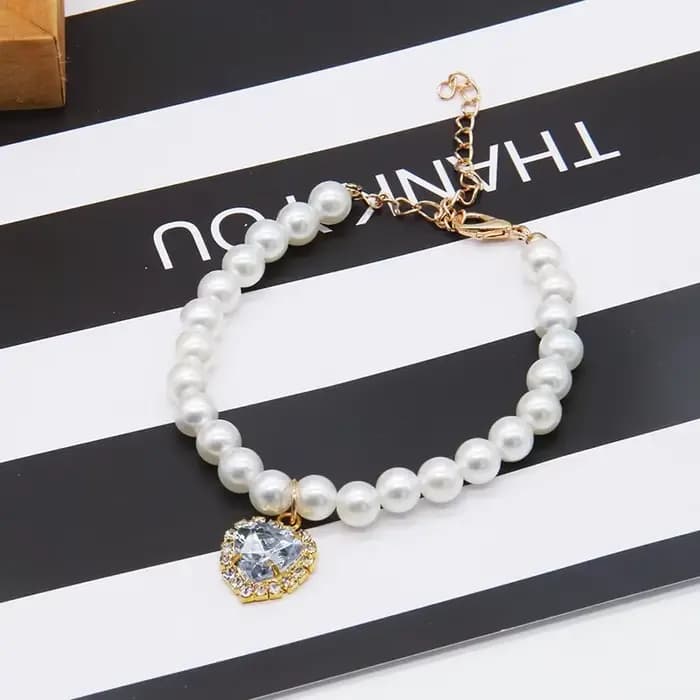 Collier de perles pour animaux de compagnie