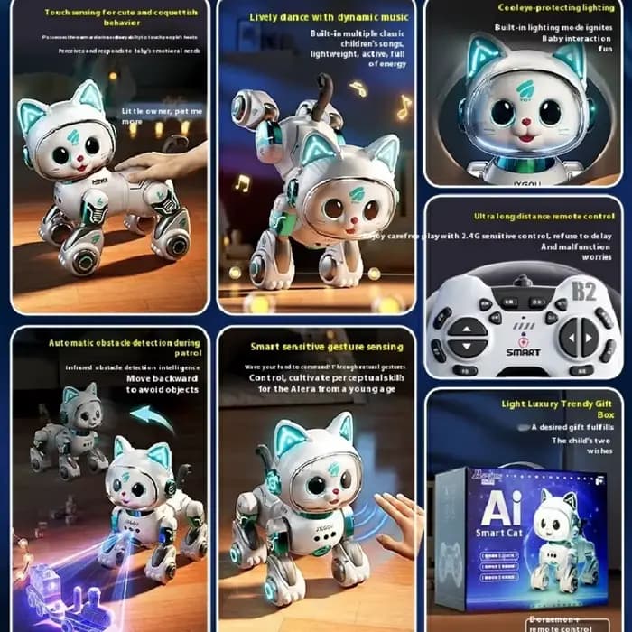 Robot chat télécommandé