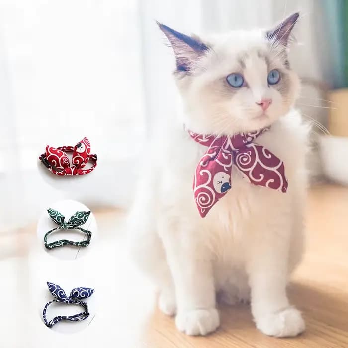 Collier pour chat noeud papillon