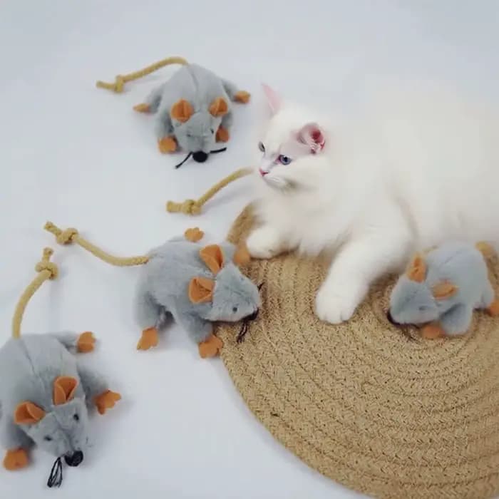 Jouet en peluche pour chat