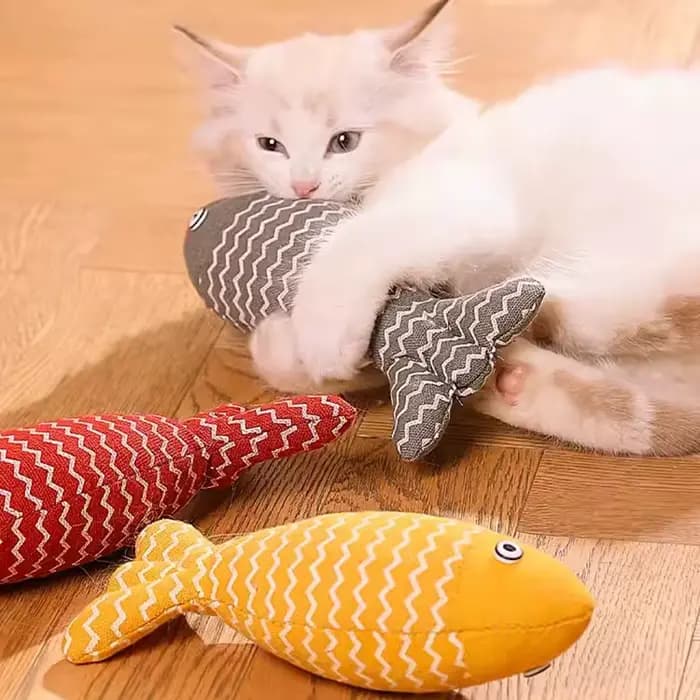 Jouet pour chat en peluche