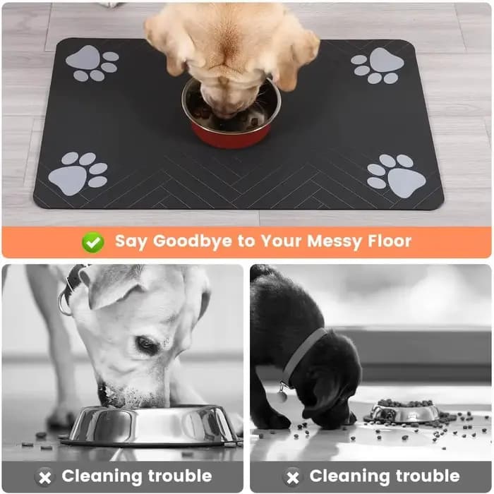 Tapis d'alimentation pour animaux de compagnie