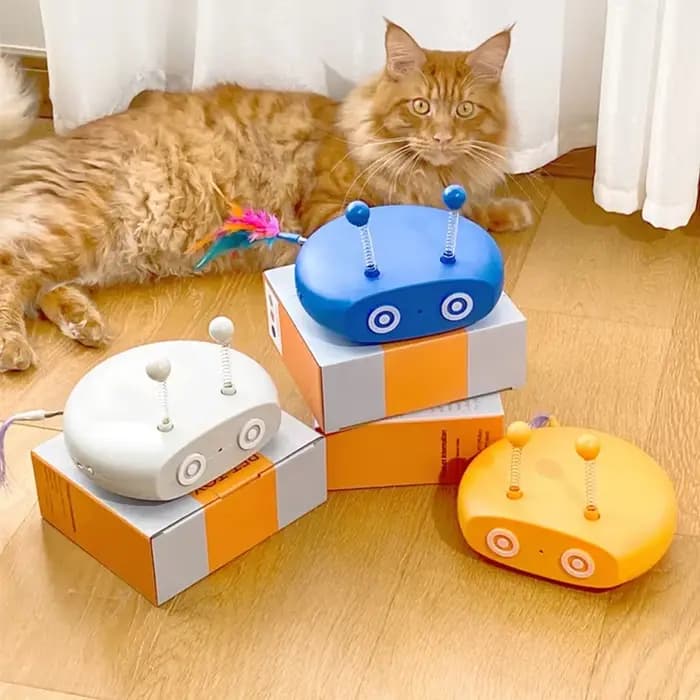 Robot électrique interactif pour chat