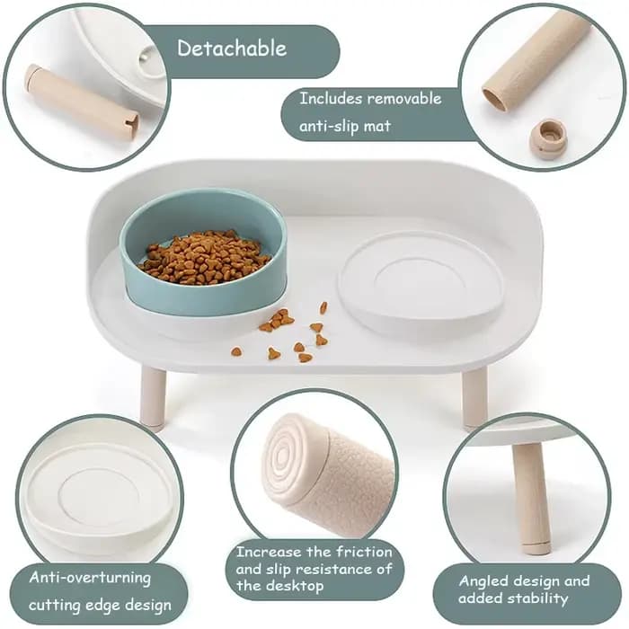 Double bol de sécurité pour chat
