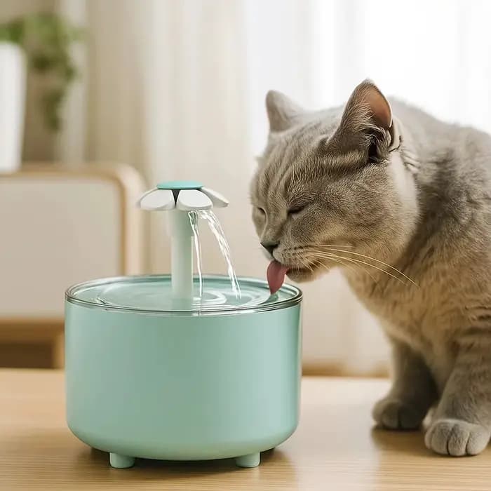 Fontaine à eau automatique pour chat