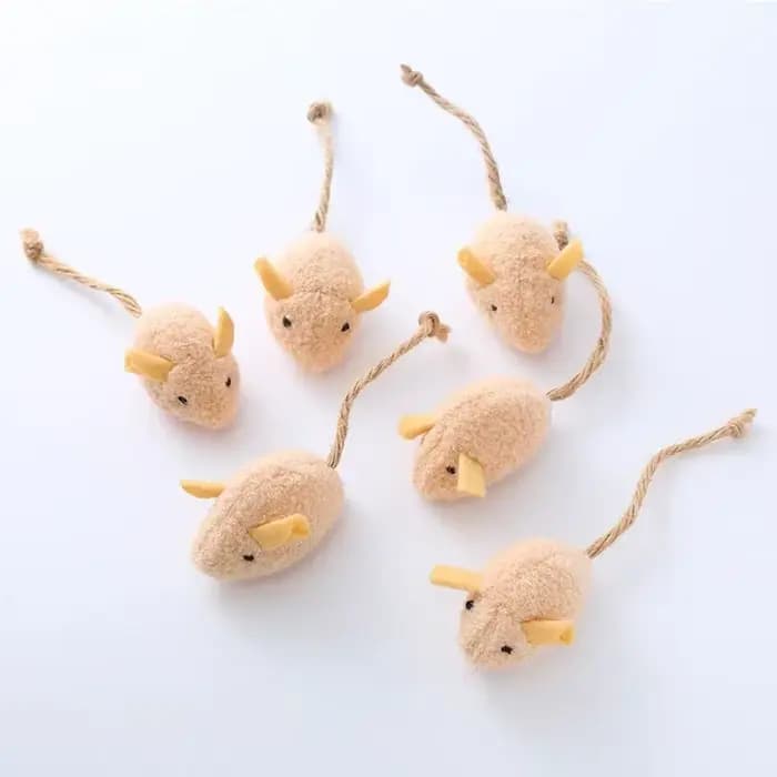 TJavier-Souris en peluche pour chats