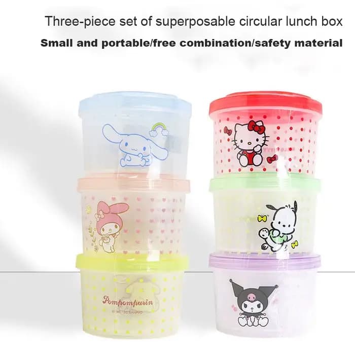 Conteneur alimentaire empilable pour chaton mignon