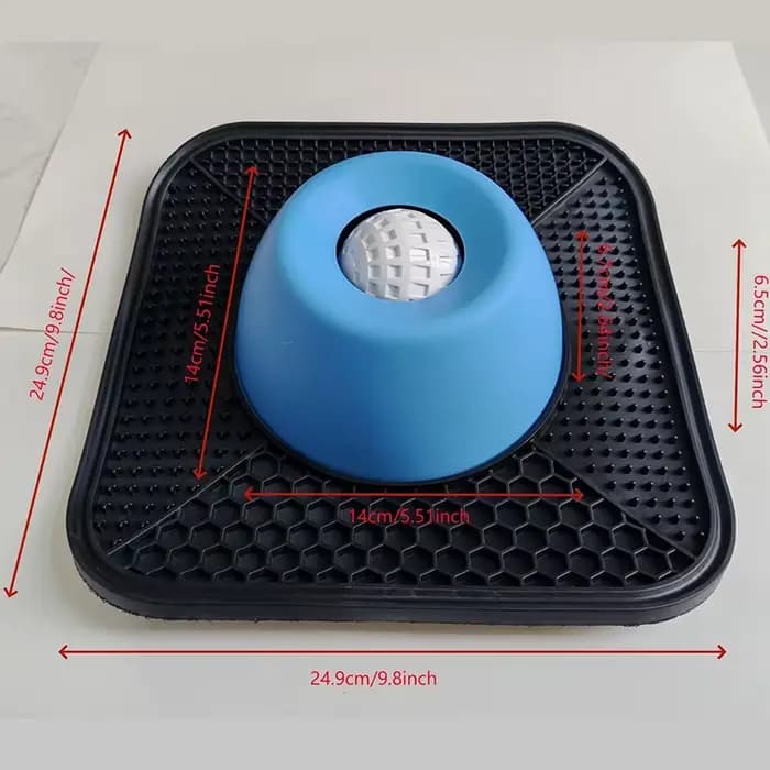 Bols anti-glouton pour chiens et tapis à lécher - antidérapants, adaptés aux friandises liquides et épaisses, conviennent aux chiens et chats de grande, moyenne et petite taille.