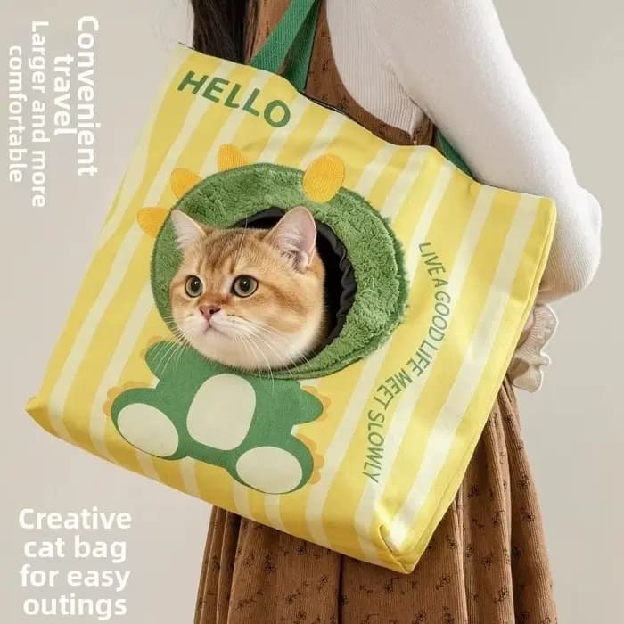 Sac de transport léger et respirant pour chat