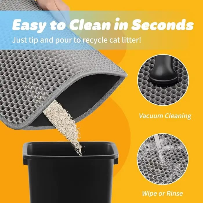Tapis de litière pour chat