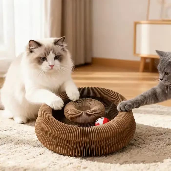 Griffoir pour chat en carton