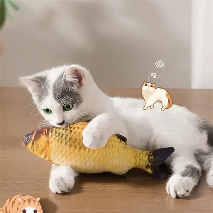 Chat poisson jouet