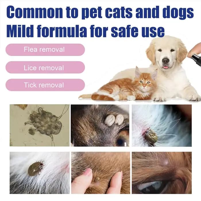 Gouttes anti-puces pour chiens et chats