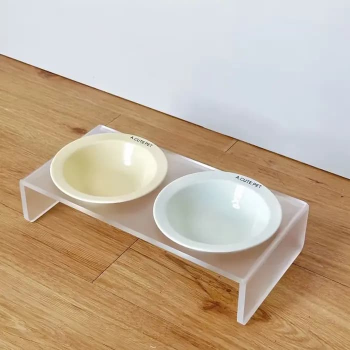 Gamelle surélevée en céramique pour chat
