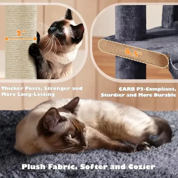 Arbre à chat, mobilier de luxe