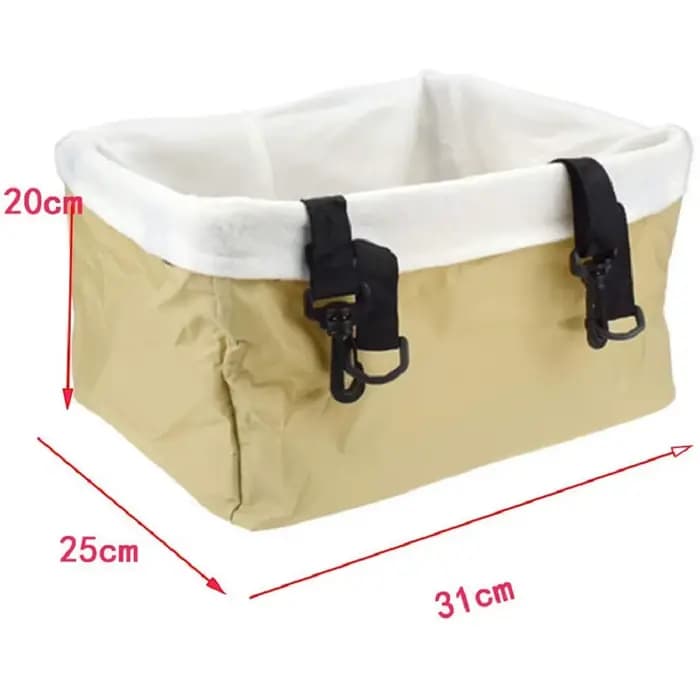 Sac de siège de transport de voiture pour animaux de compagnie, panier étanche, hamac pliant, sac de transport pour animaux de compagnie, pour petits chiens et chats, sac de voyage de sécurité