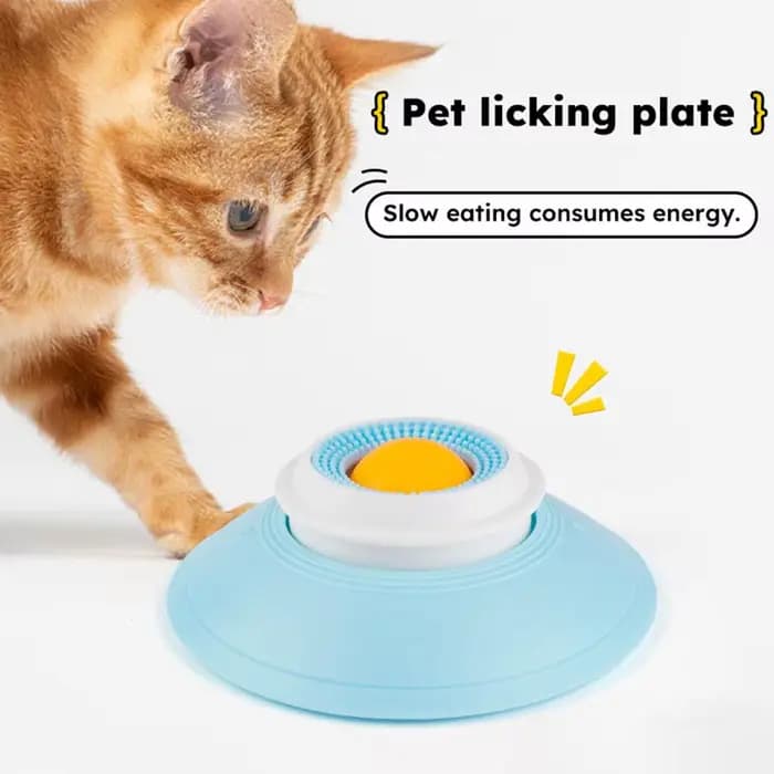 Jouets pour chiens et chats, pour aliments liquides, soulage l'anxiété, distributeur de boules à lécher pour chiens, jouets d'enrichissement de bol à lécher antidérapant