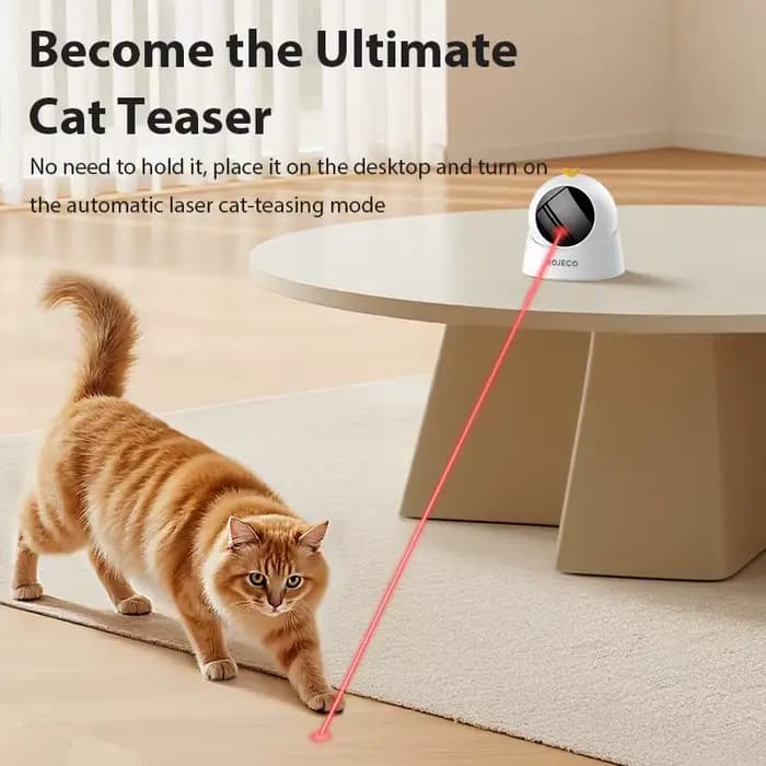 ROJECO automatique chat Laser jouet Interactif Mode réglable électrique
