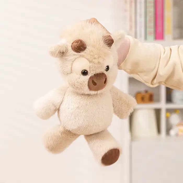 Adorable peluche de vache des Highlands 45 cm