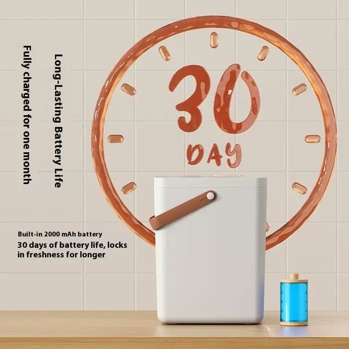 Conteneur de stockage des aliments pour animaux de compagnie sous vide 13L grande capacité scellé bac à serrure fraîche