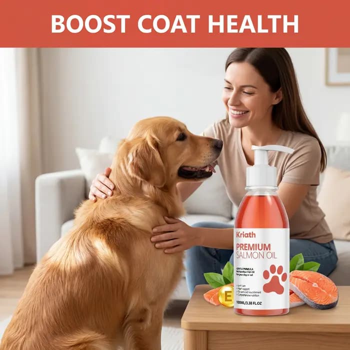 Huile de saumon naturelle pour animaux de compagnie
