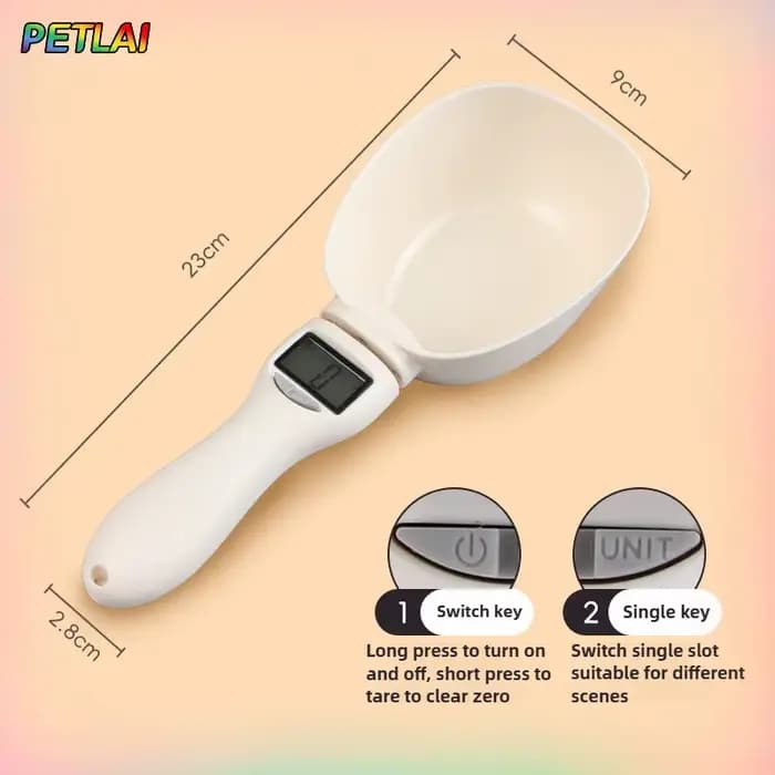 Cuillère doseuse pour aliments pour chats et chiens