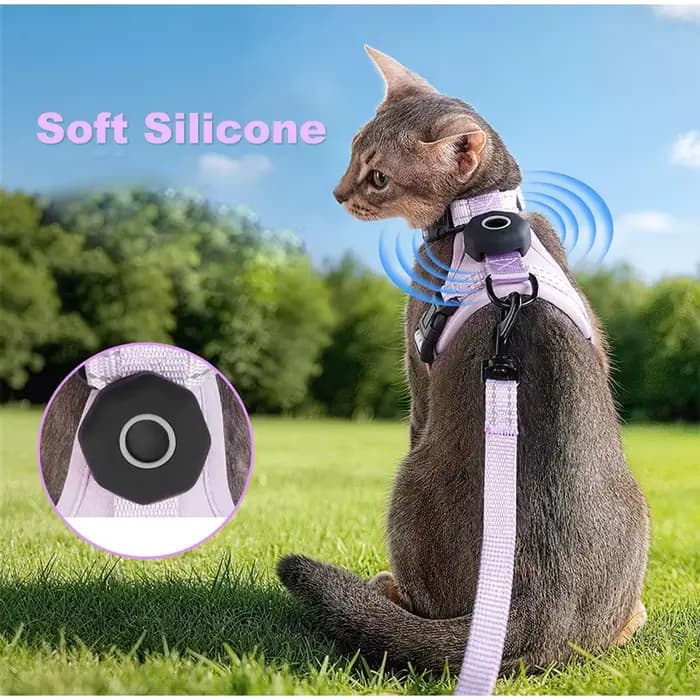 Harnais anti-évasion pour chat avec support AirTag