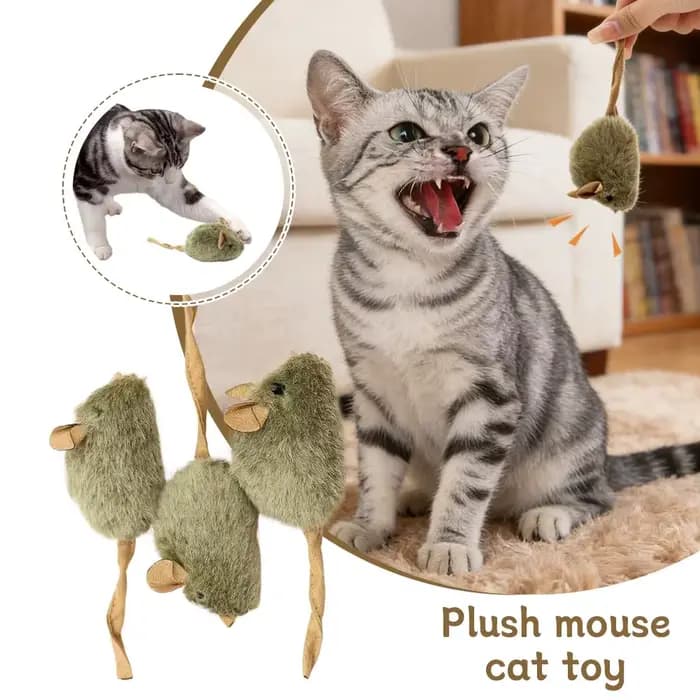 Jouet pour chat en peluche