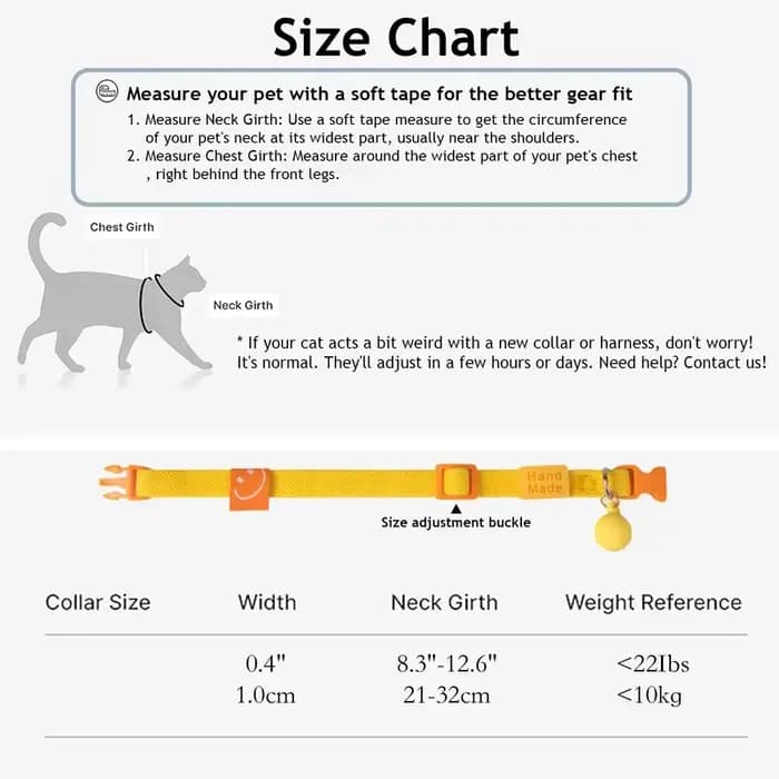 Collier réfléchissant pour chat