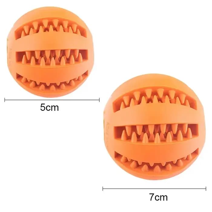 Balle à mâcher en silicone pour petits chiens