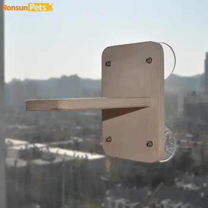 Cadre d'escalade en verre solaire pour chat