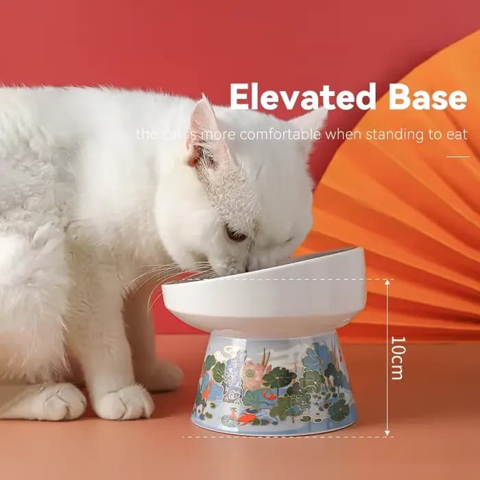 Bol en céramique pour chat de Style chinois