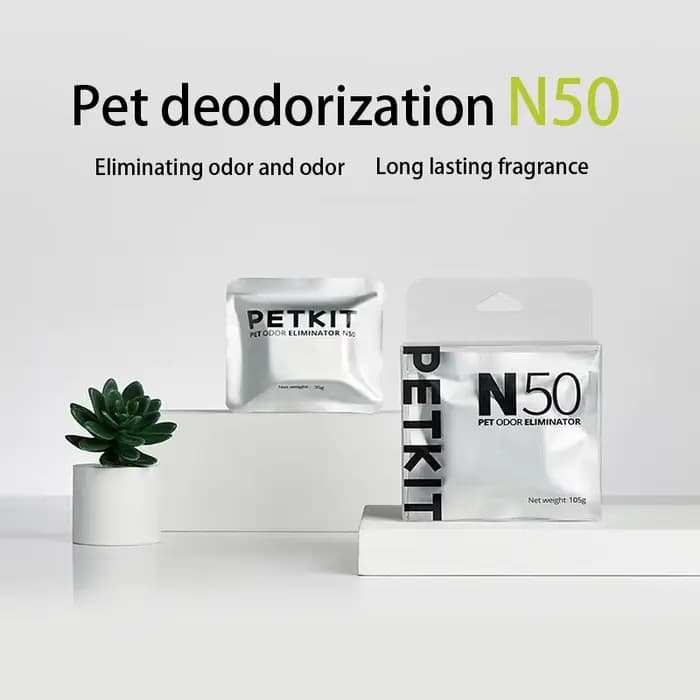 PetKit N50 bac à litière pour chat déodorant Cube chat bac à litière automatique accessoires fournitures pour chat de compagnie utilisation persistante odeur fraîche claire