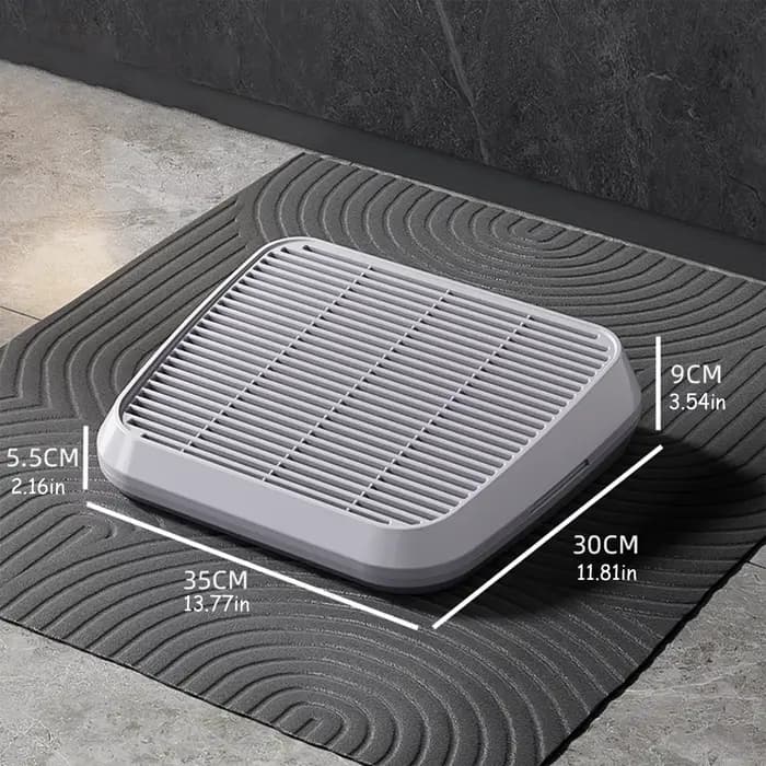Tapis anti-éclaboussures pour litière