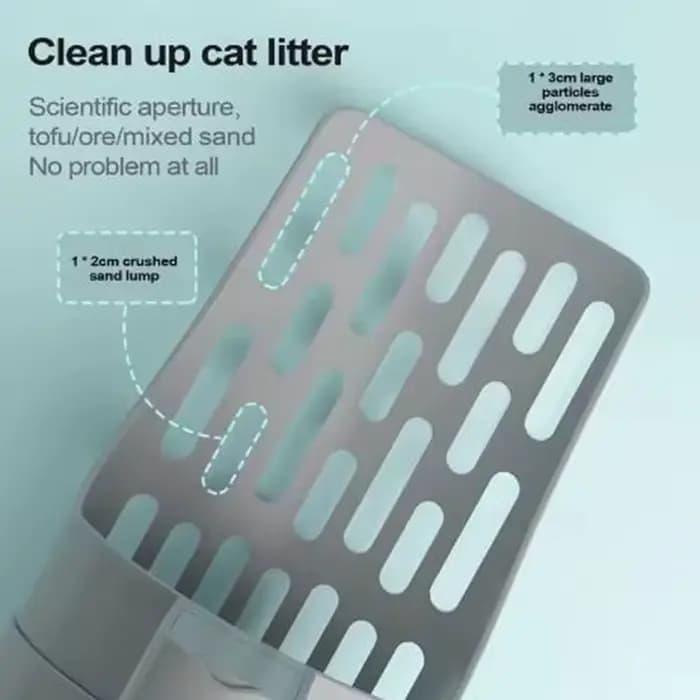 Pelle à litière pour chat portable grande capacité