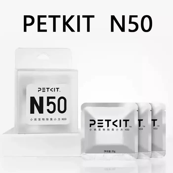 PetKit N50 bac à litière pour chat déodorant Cube chat bac à litière automatique accessoires fournitures pour chat de compagnie utilisation persistante odeur fraîche claire