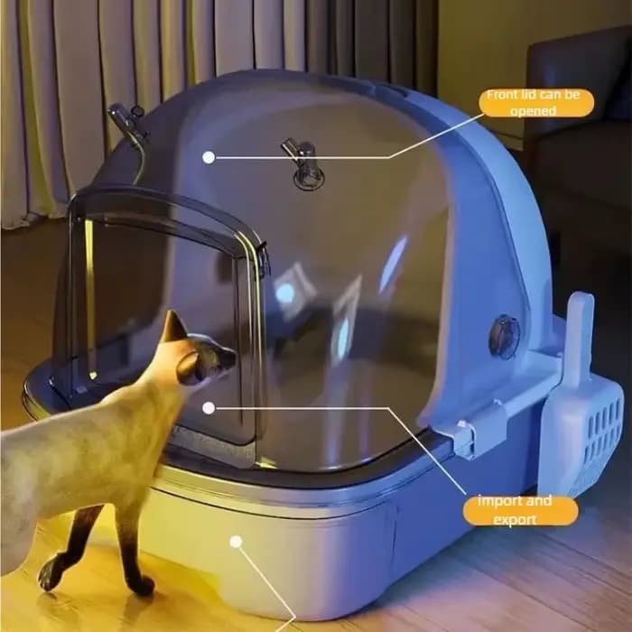 Bac à litière pour chat extra large