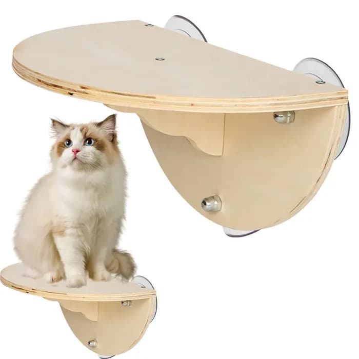 Cat Window Perch Space Saving