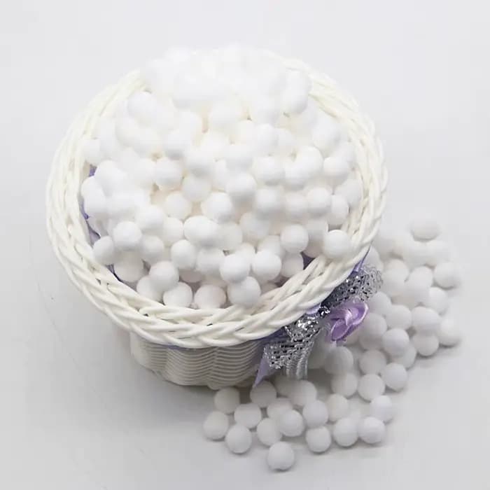 Pompons Blancs 8mm 10mm 15mm 20mm 30mm 40mm