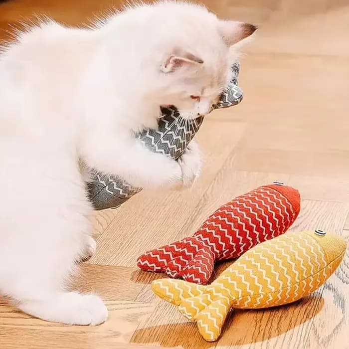 Jouet pour chat en peluche