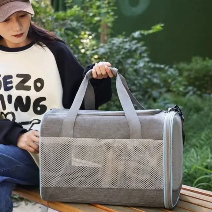 Sacs de Transport pliables en maille pour chat