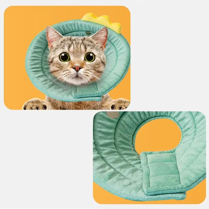 Collier réglable en forme de cône de chat