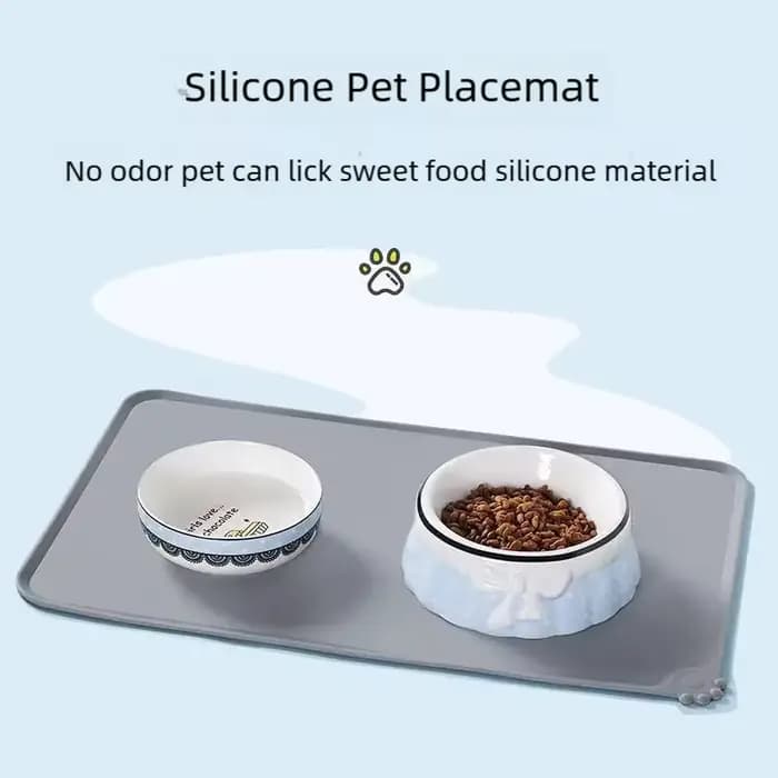 Tapis de nourriture pour chien et chat