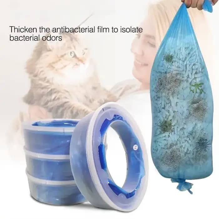 Casier à litière pour toilettes pour chats
