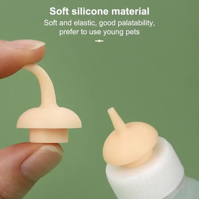 ●   Biberon d'alimentation pour chatons, distributeur de lait liquide à presser, biberon d'allaitement pour chiots, chiens, lapins, hamsters, chats nouveau-nés