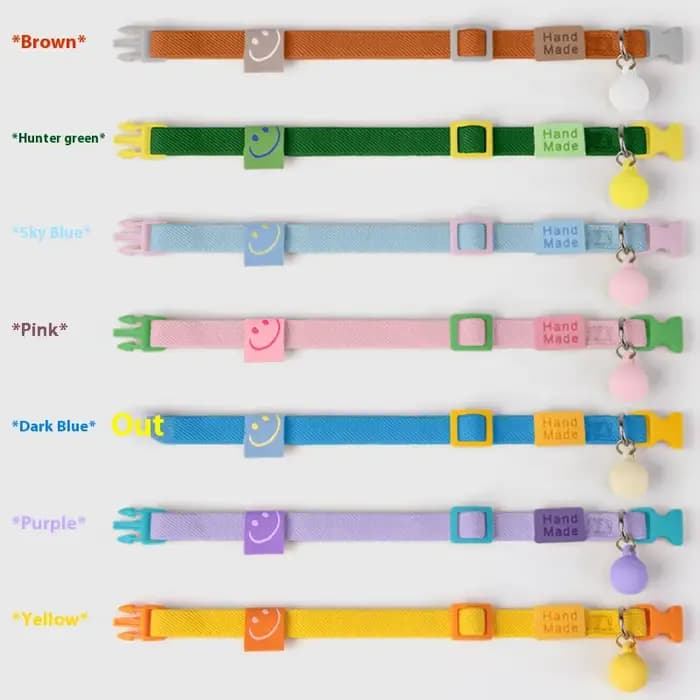 Collier réfléchissant pour chat