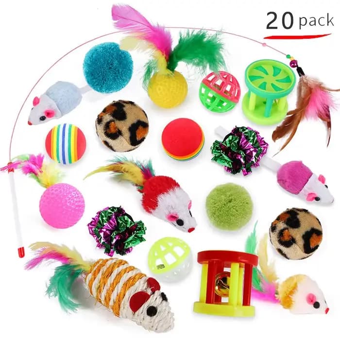 Jouets pour chaton, paquet varié