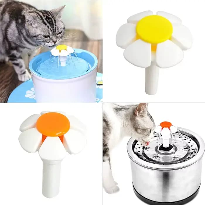 Tête de buse de remplacement en forme de fleur pour chat